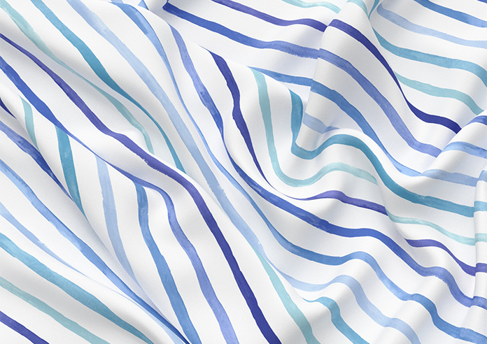 Vintage Stripe, Riviera - Made to Measure Curtains - Image 4